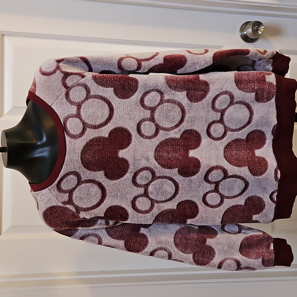 DISNEY Mickey Mouse Patterned Sweater - L